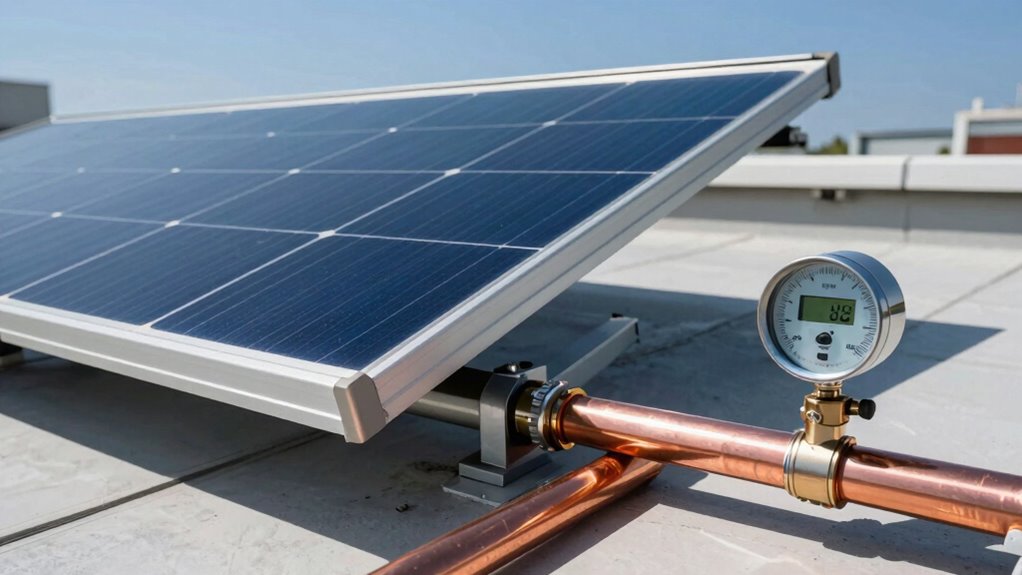 check solar flow rate