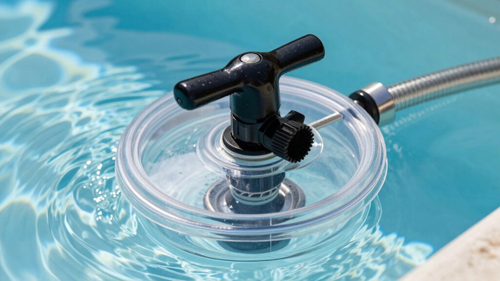 clear debris adjust flow