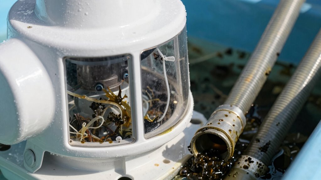 clear debris maintain flow