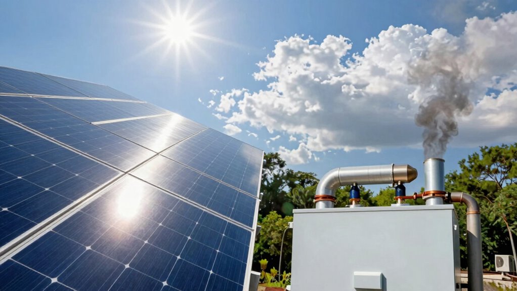 comparing solar and gas