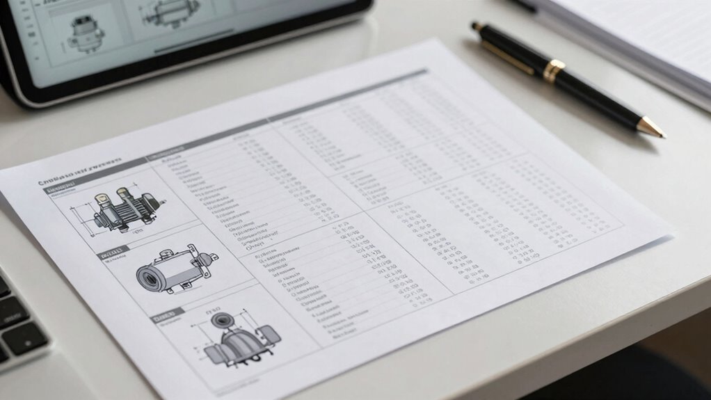 define equipment specification criteria