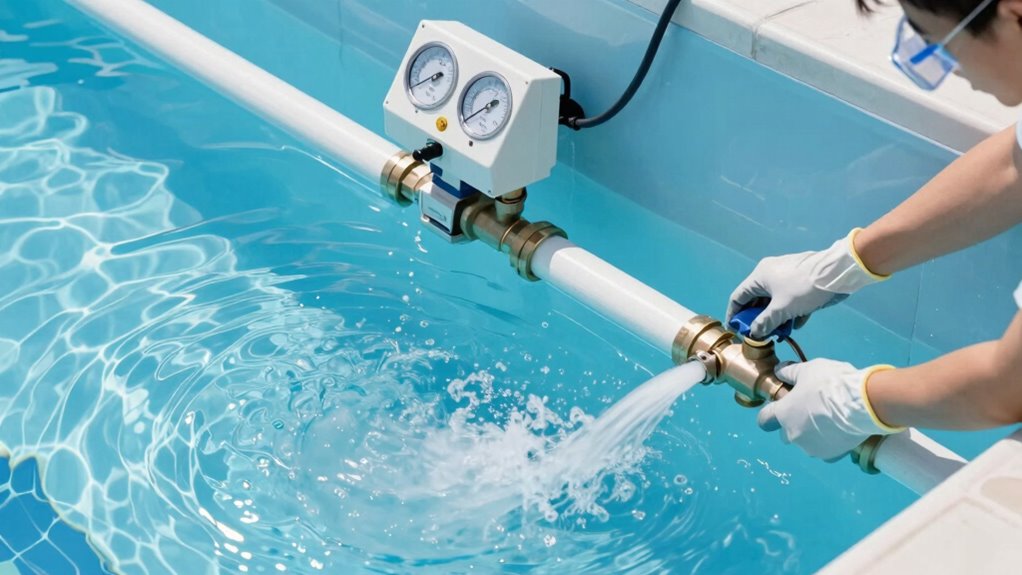 efficient balanced backwashing routine