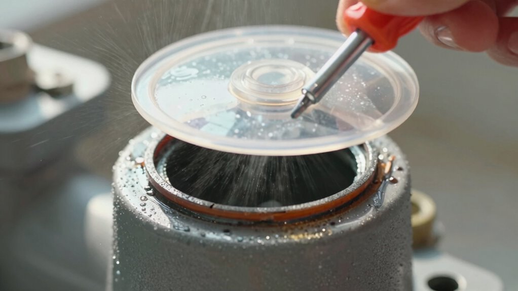 inspect clean replace gasket