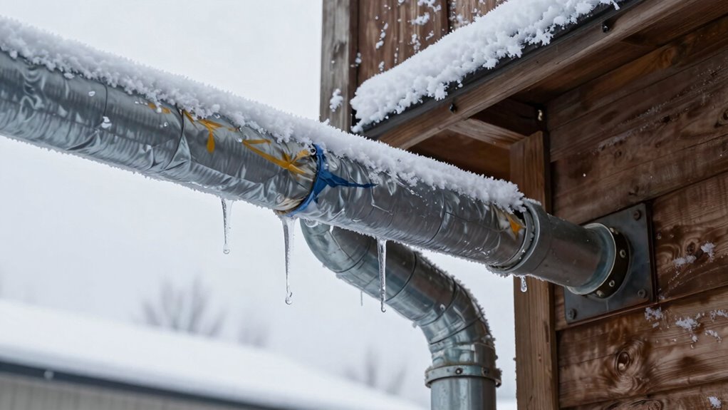 insulate drain protect exposed pipes