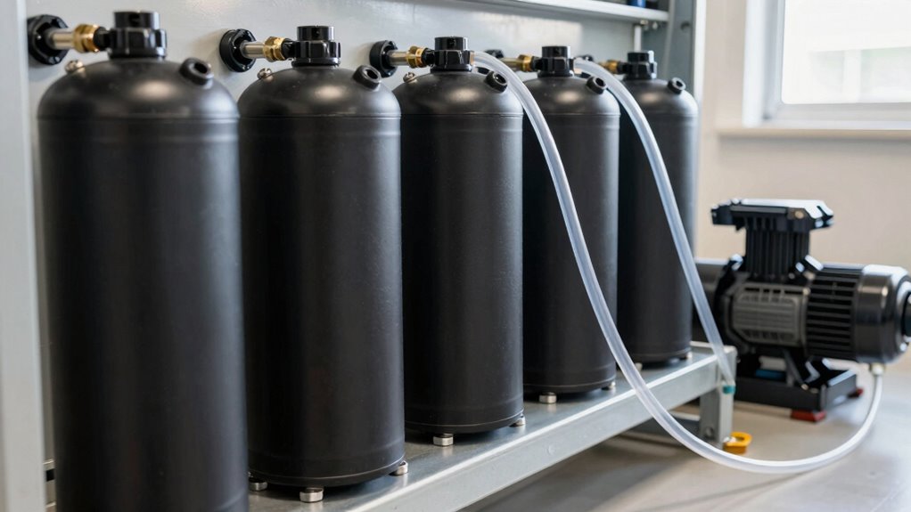 optimal pre filter canister placement