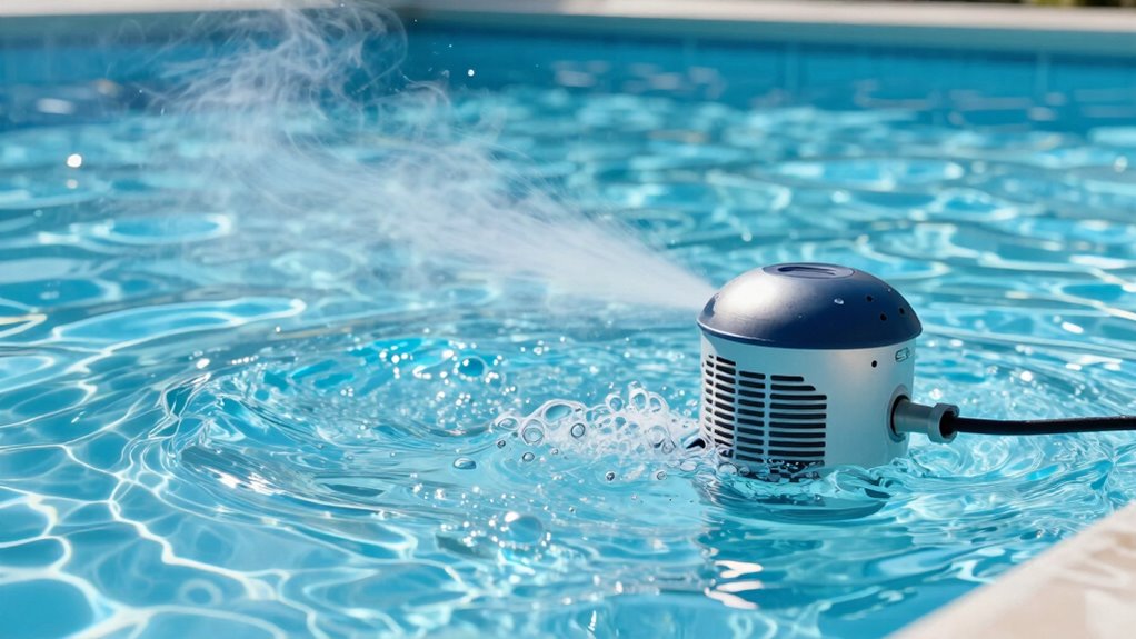 ozone breakdown and byproduct release