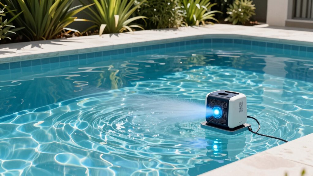 ozone improves water clarity