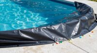 pool covers plastic shedding