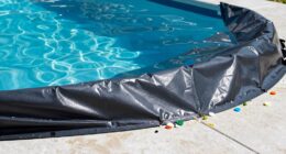 pool covers plastic shedding