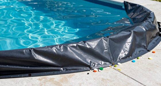 pool covers plastic shedding