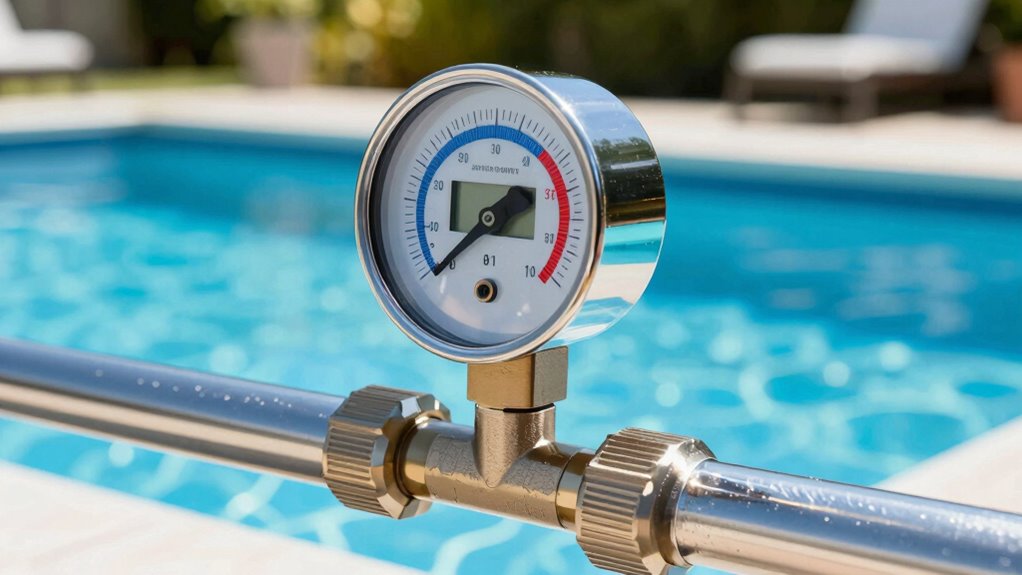 pool flow meter installation