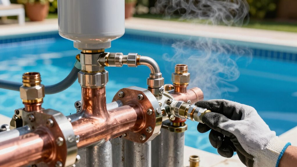 pool heat exchanger maintenance