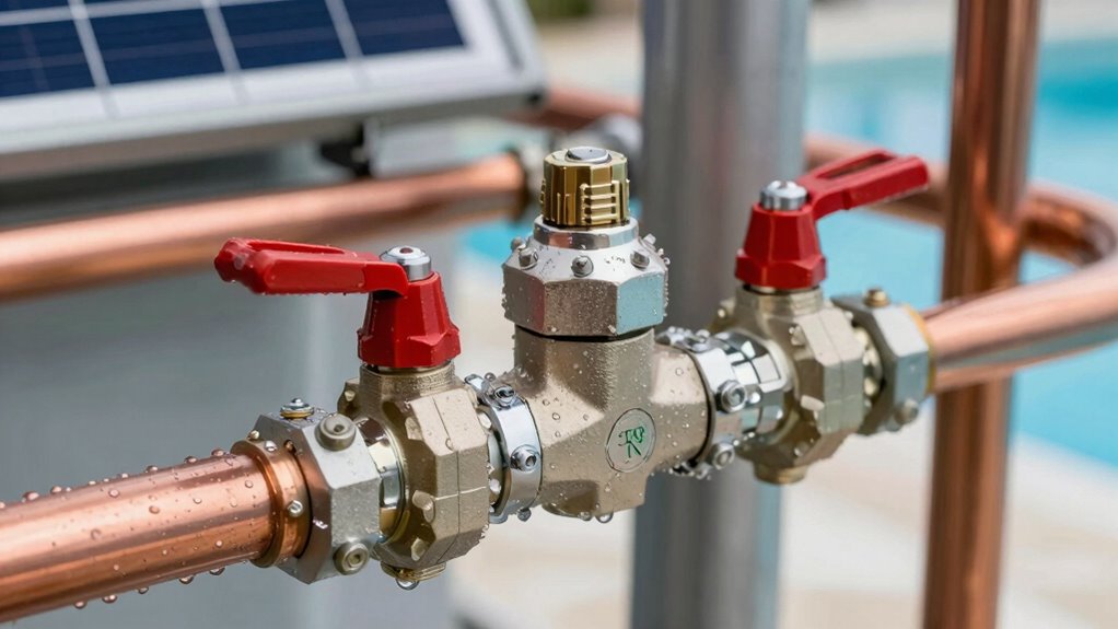 pool heating system components