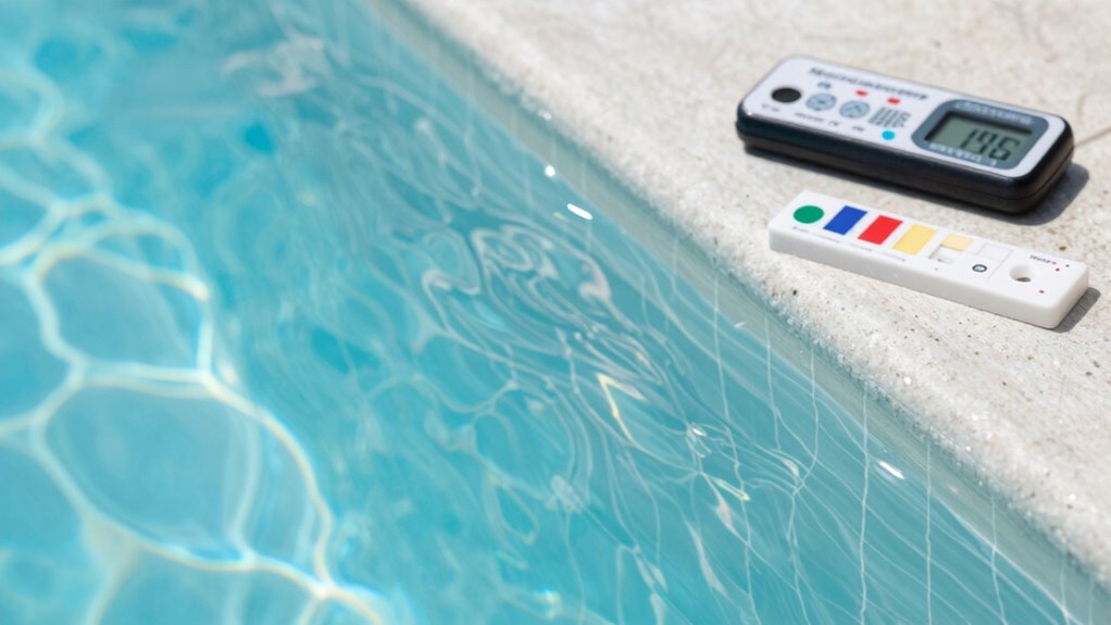 pool ph testing process