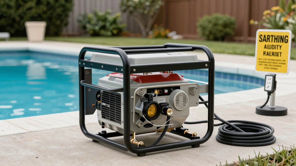 pool safety with generator
