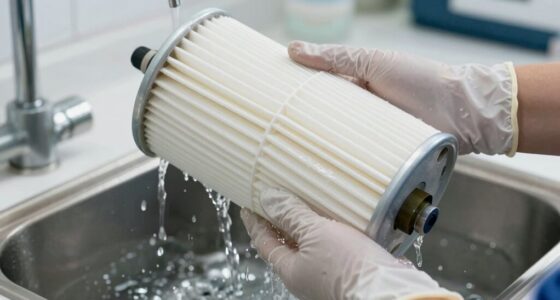 proper cartridge filter degreasing