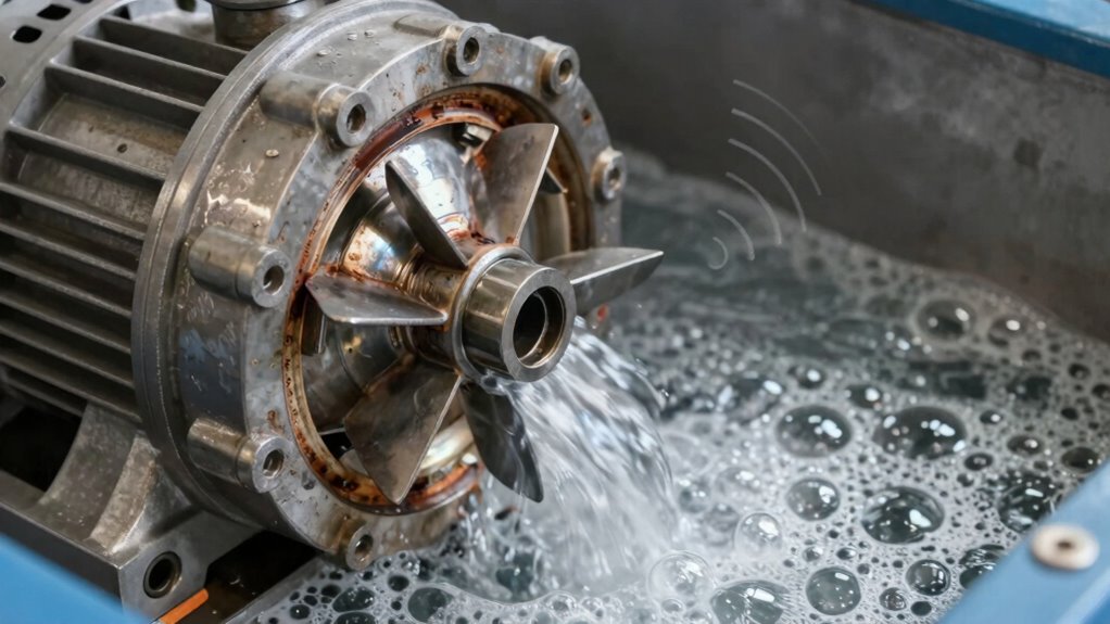 pump cavitation causes damage