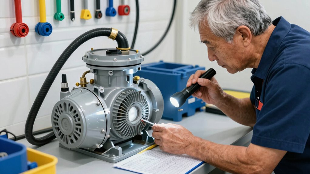 routine equipment inspection and maintenance