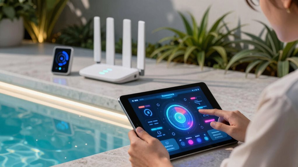 secure smart pool devices