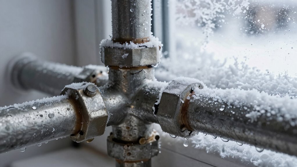 signs of frozen pipes