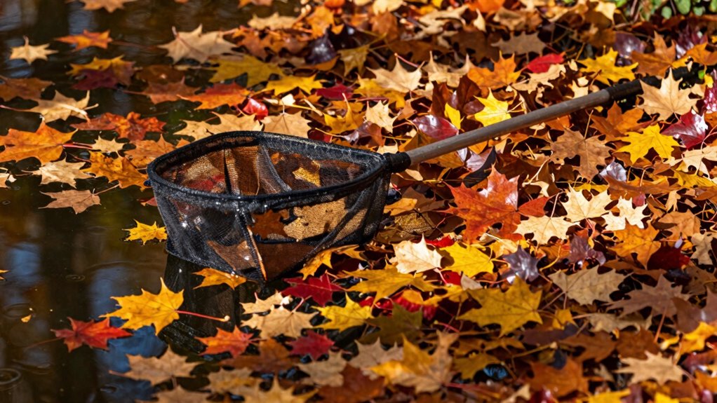 skimmer leaf management strategy