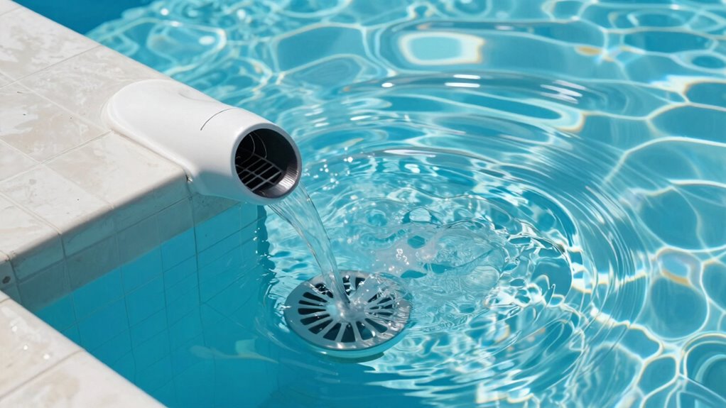 skimmers and drains optimize circulation