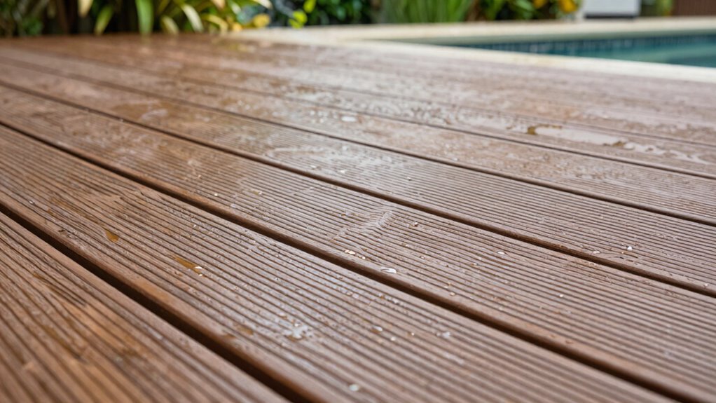 slip resistant wet deck materials