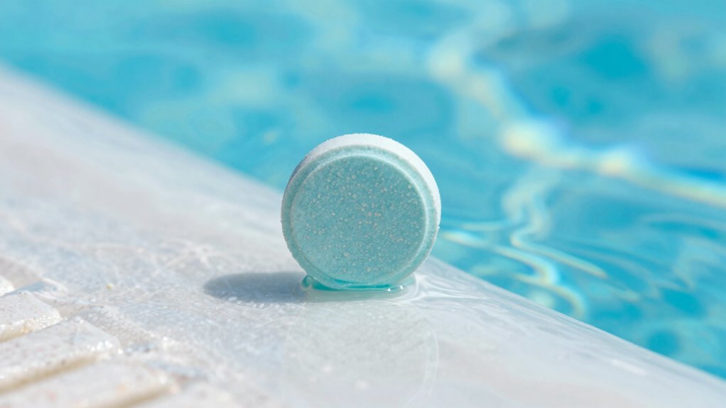 stabilizes outdoor pool chlorine