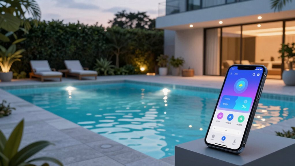 app controlled pool system design