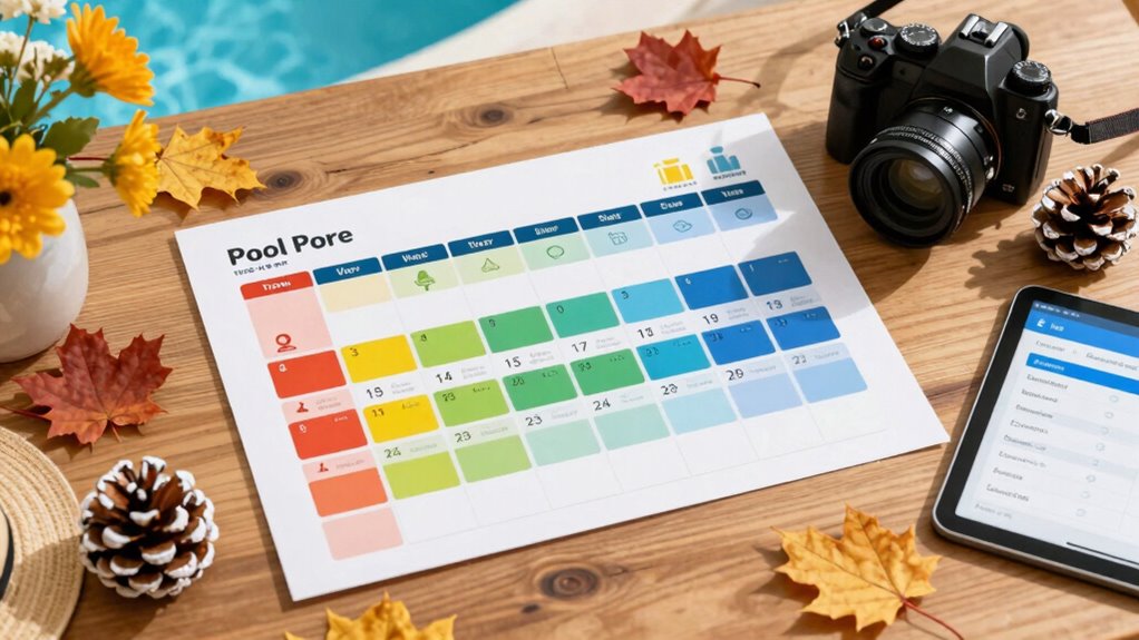 consistent pool maintenance schedule