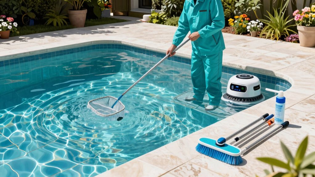 efficient midseason pool maintenance