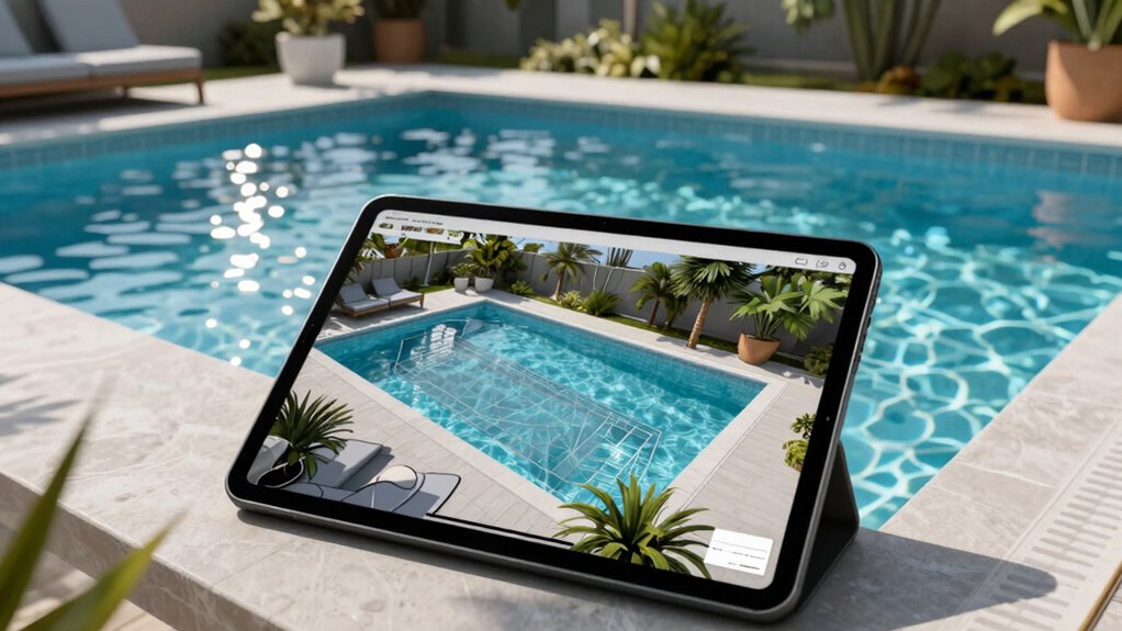 immersive pool design visualization