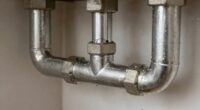 incorrect plumbing design causes air intrusion