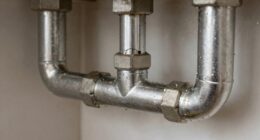 incorrect plumbing design causes air intrusion