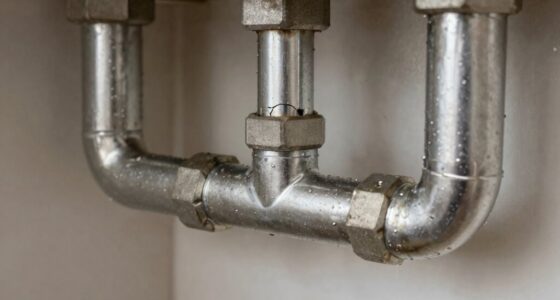 incorrect plumbing design causes air intrusion