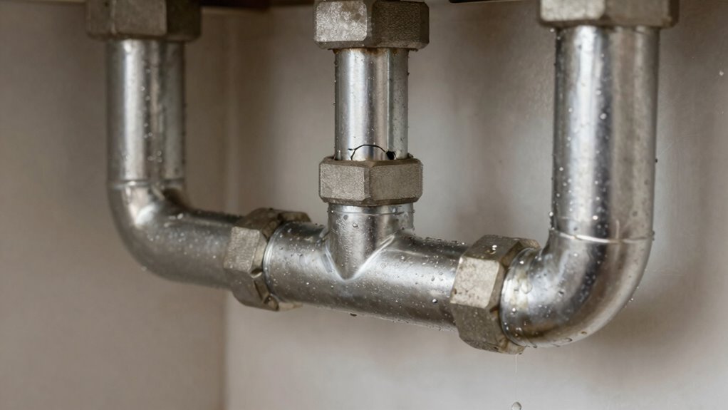 incorrect plumbing design causes air intrusion