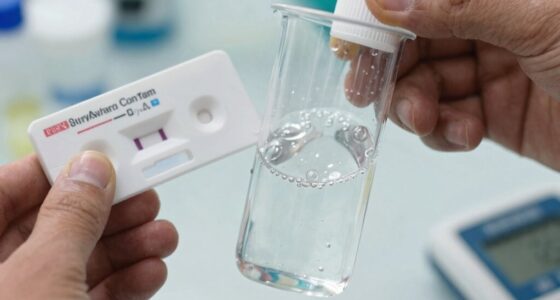 incorrect testing procedures or errors