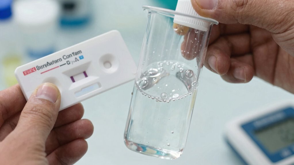 incorrect testing procedures or errors