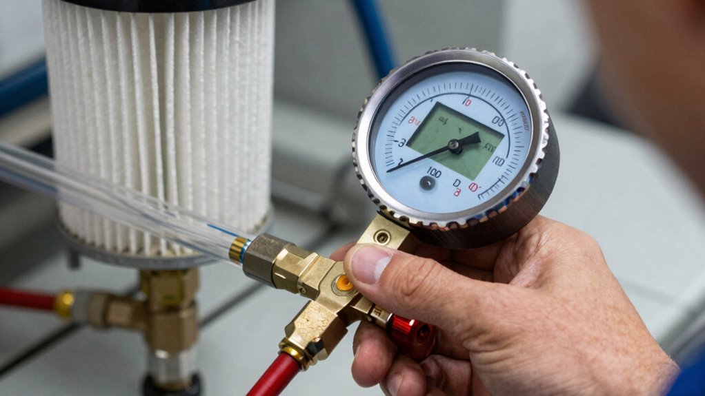 monitor airflow pressure differential