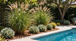 native landscaping minimizes heat debris water