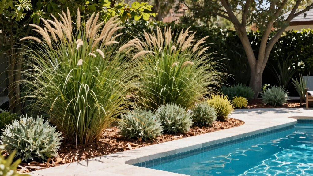 native landscaping minimizes heat debris water