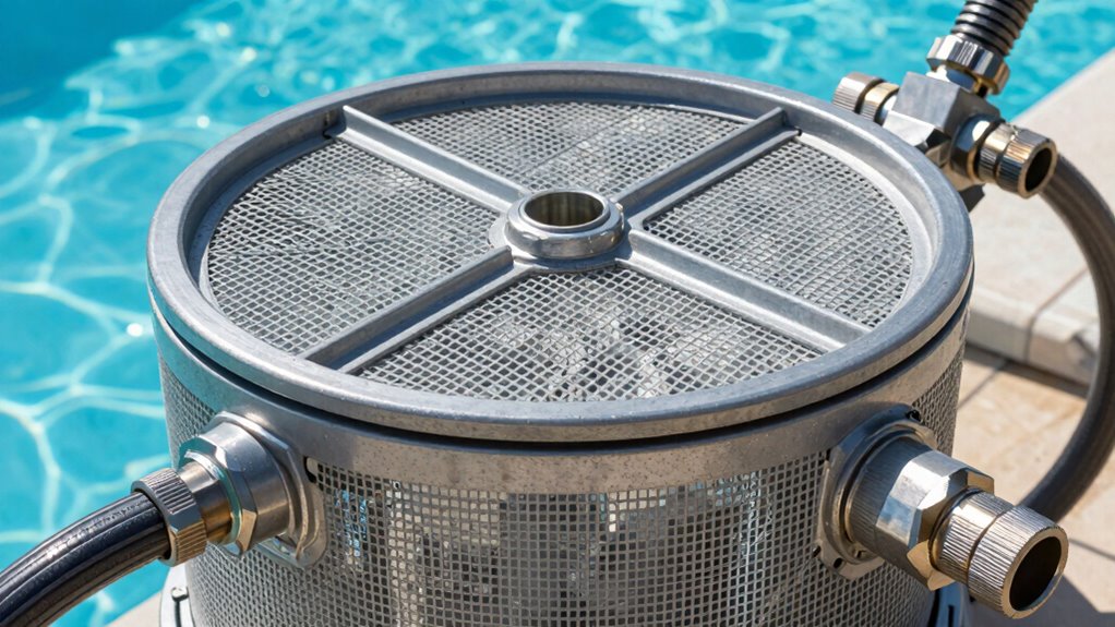 oversized filters enhance pool cleanliness