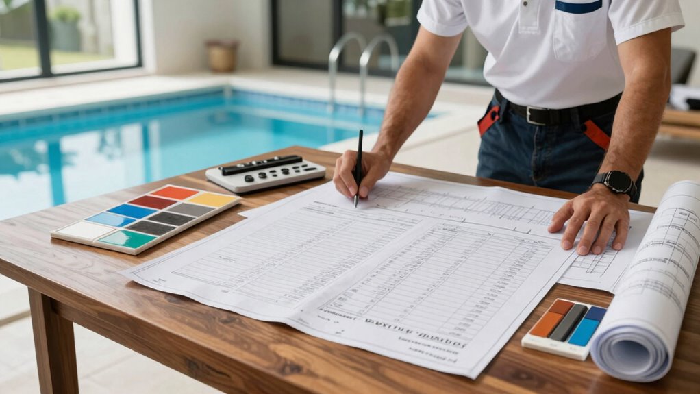 pool builder inspection checklist