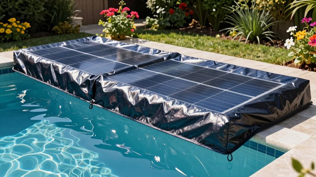 pool cover conserves resources effectively