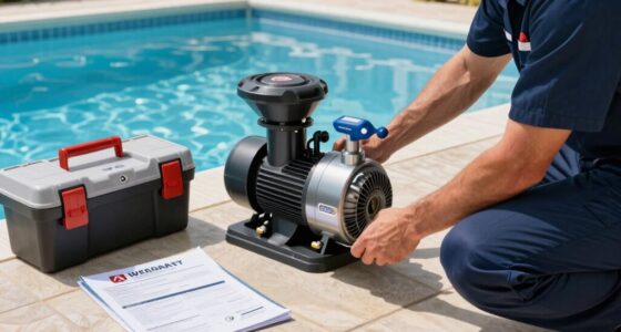 pool equipment warranty coverage