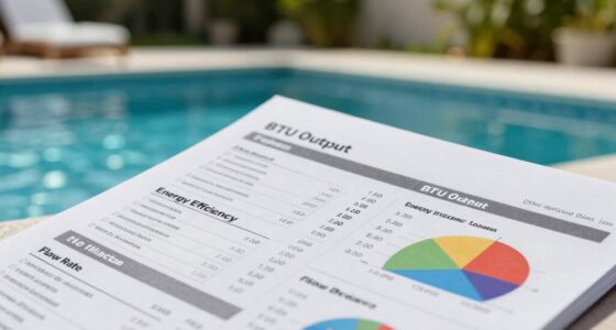 pool heater specifications checklist