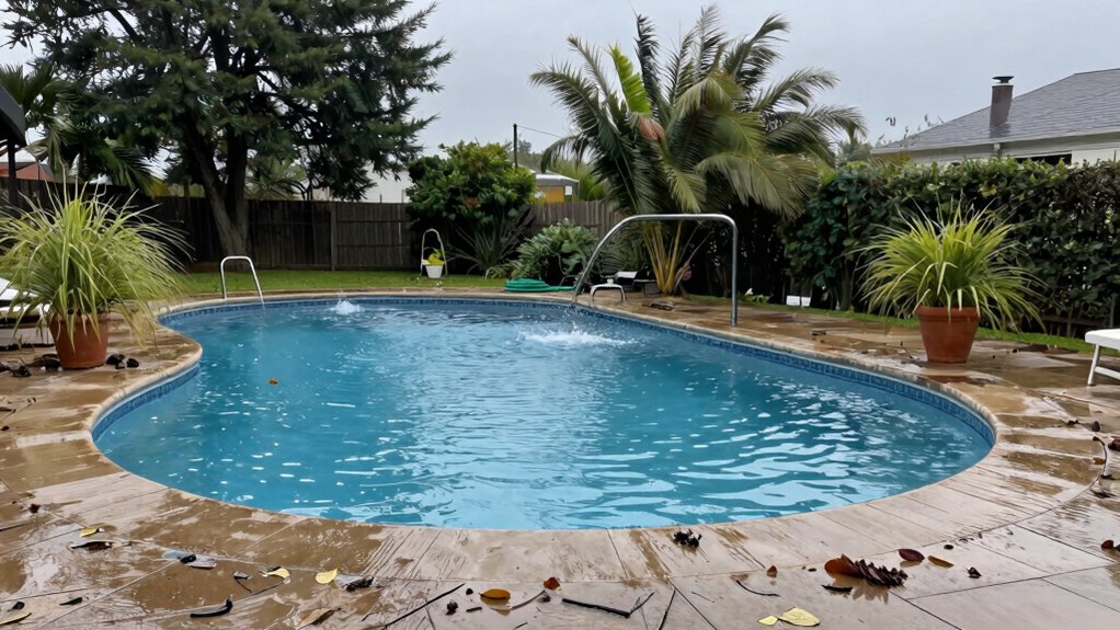 pool maintenance after storms