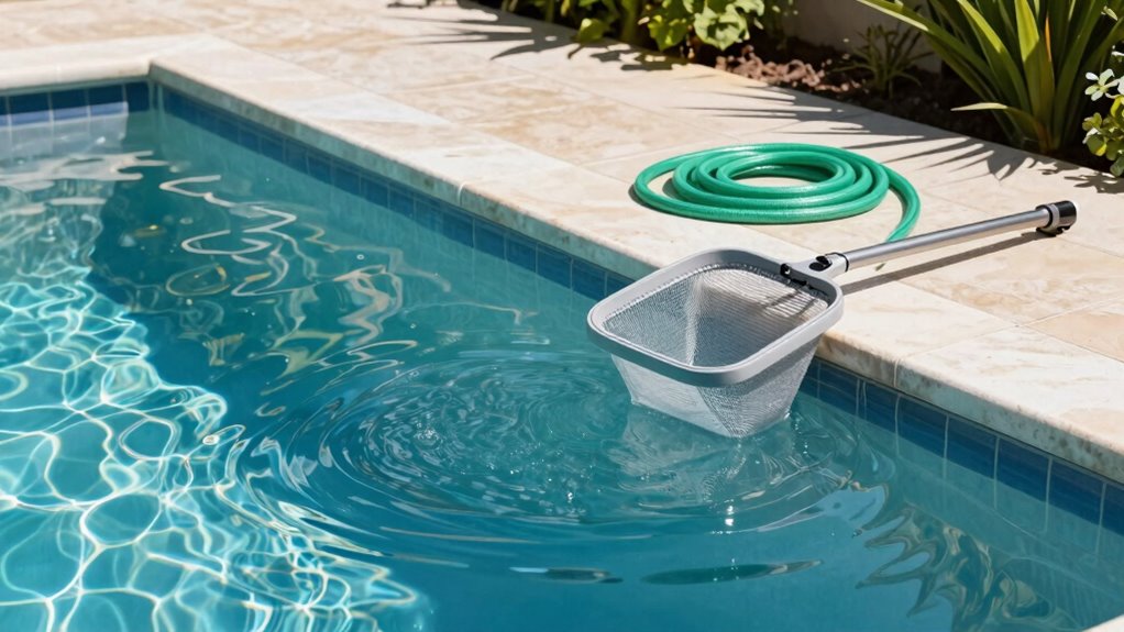 pool maintenance conserves water