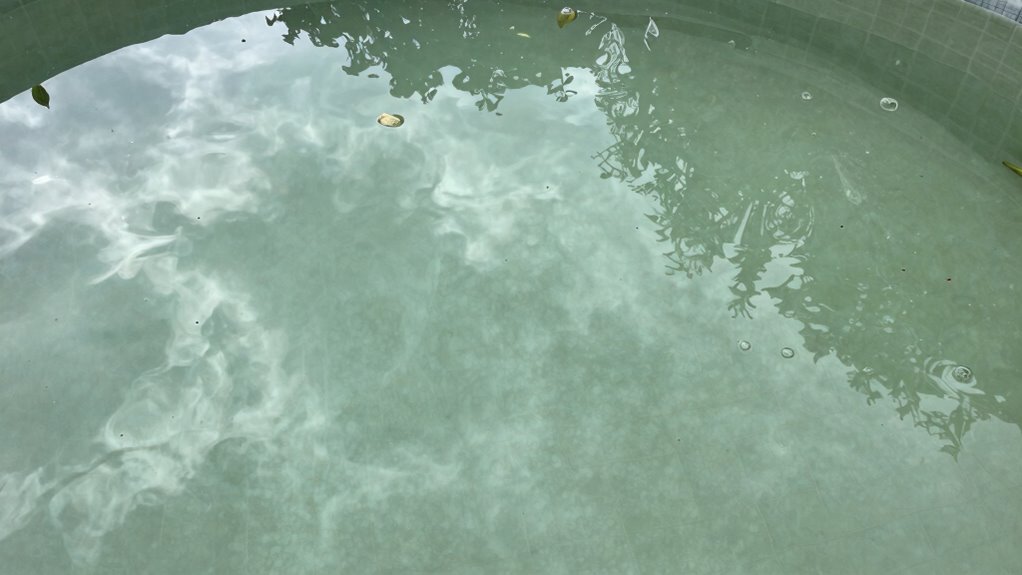 pool maintenance prevents cloudiness