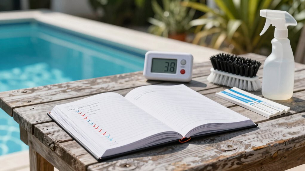 pool maintenance record keeping